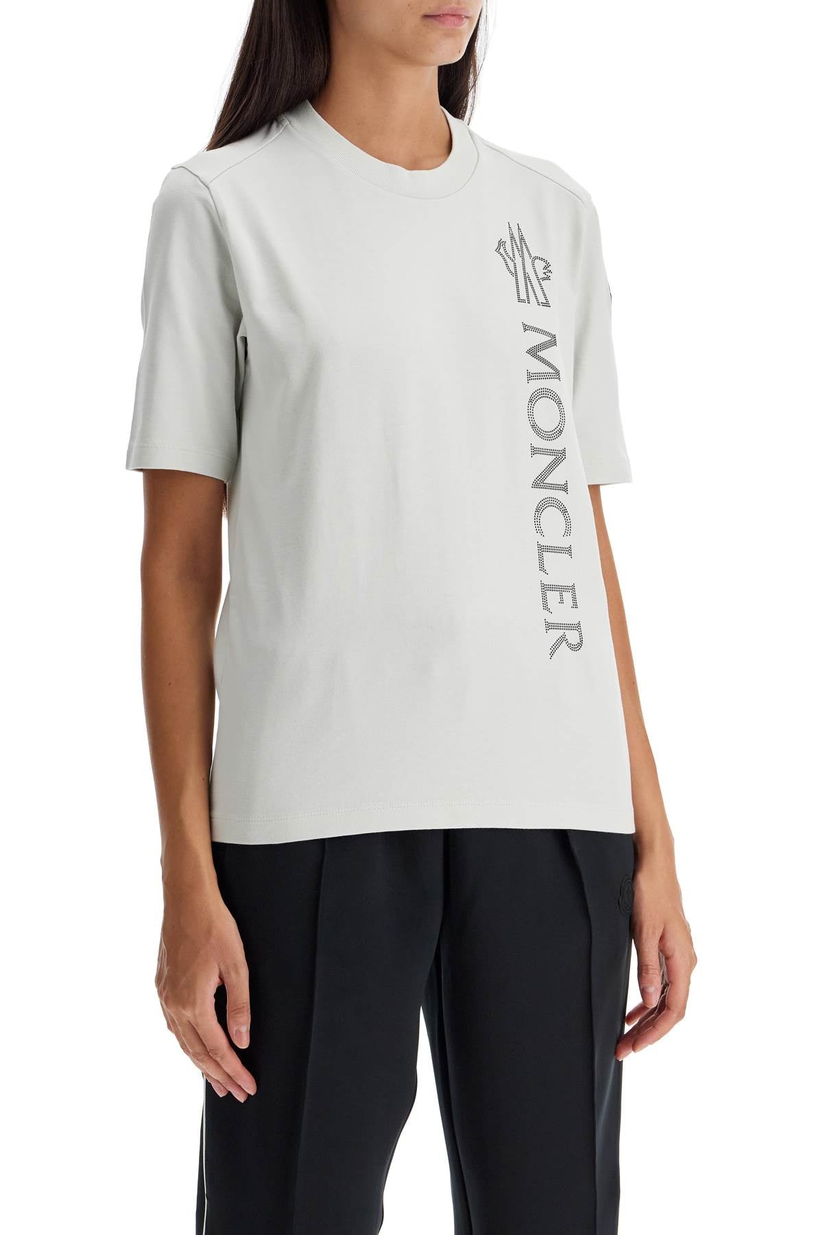 Moncler textured logo t-shirt