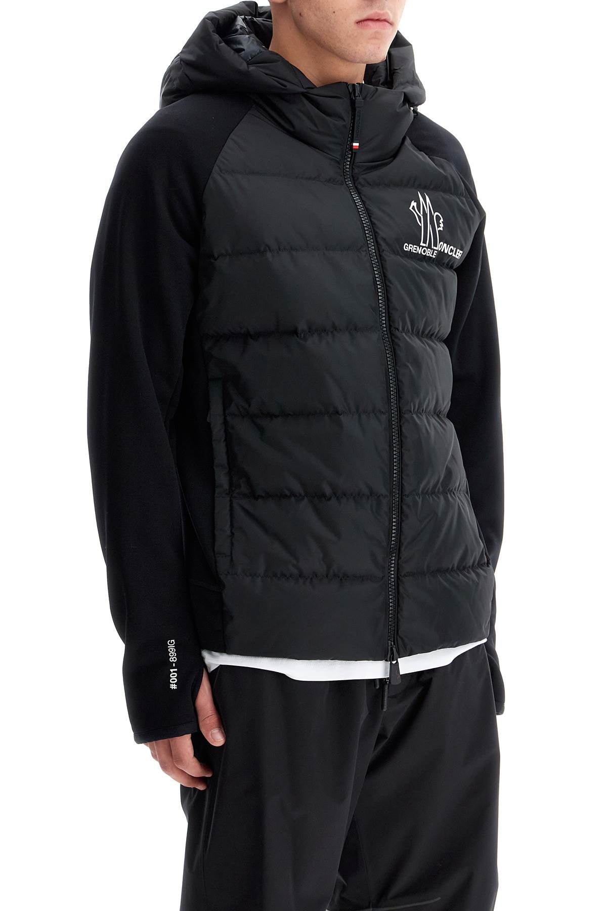 Moncler Grenoble hybrid hoodie with hood