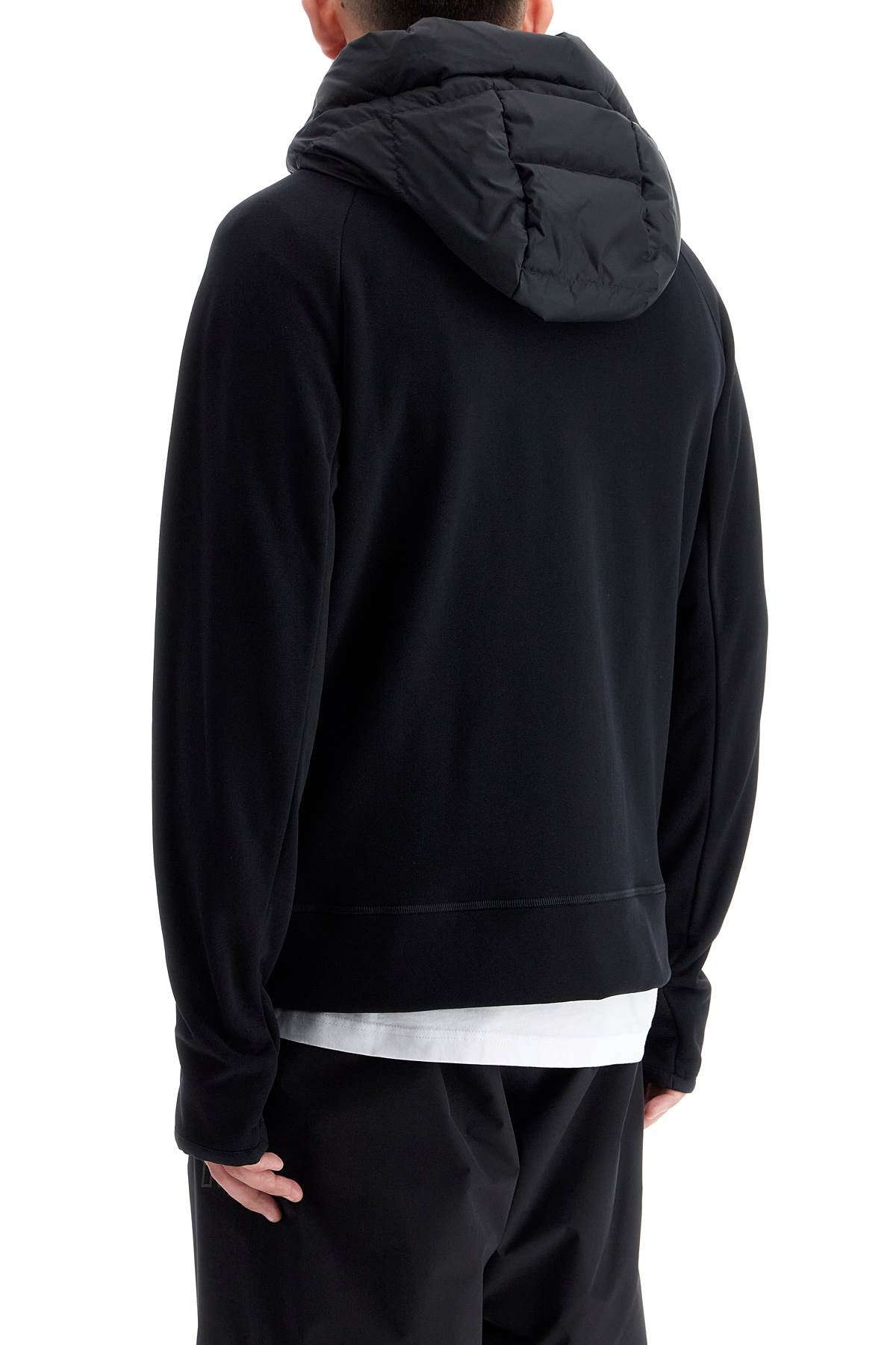 Moncler Grenoble hybrid hoodie with hood