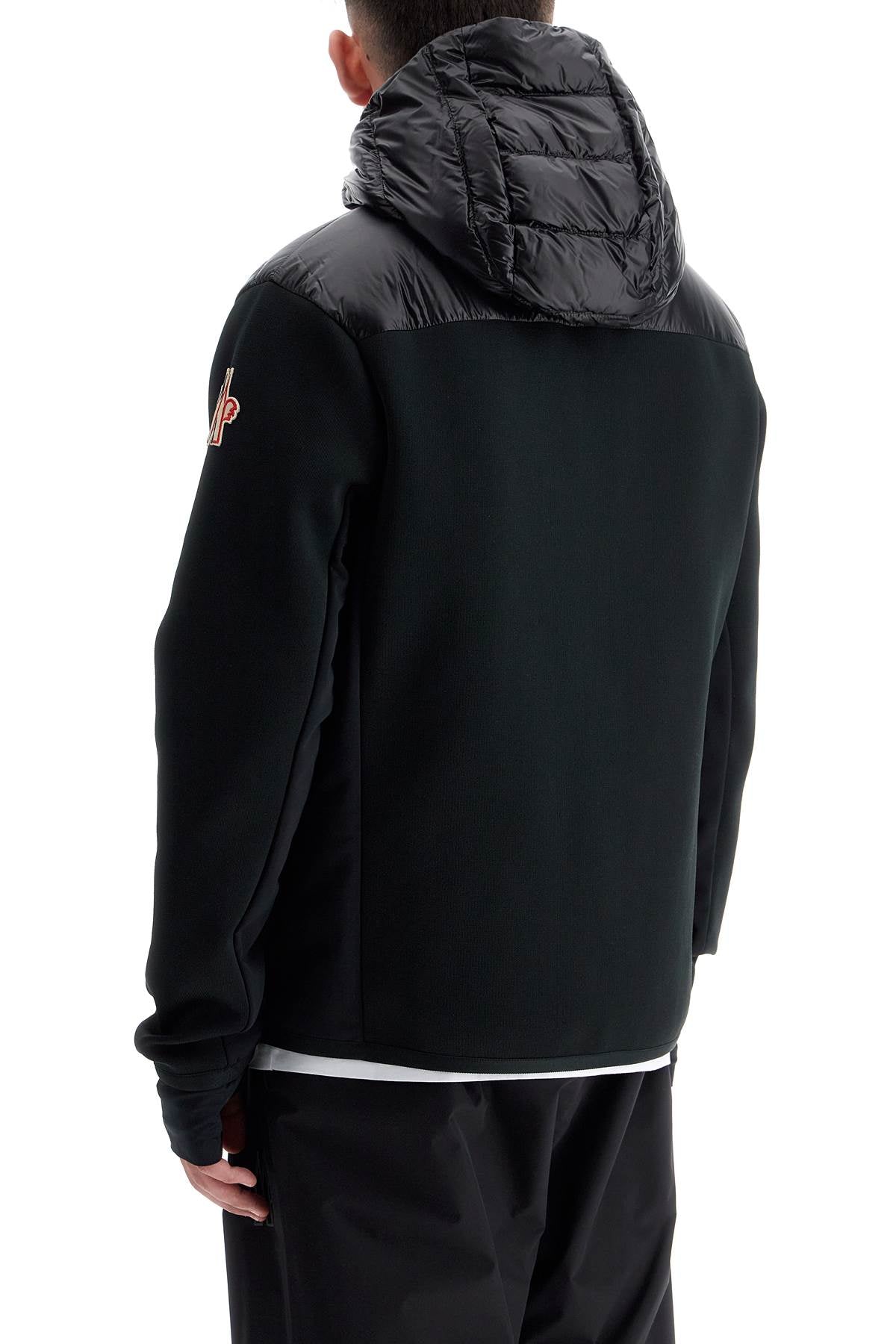 Moncler Grenoble hybrid hoodie with hood