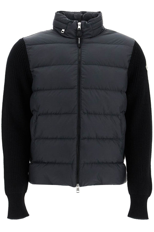 Moncler wool blend hybrid cardigan