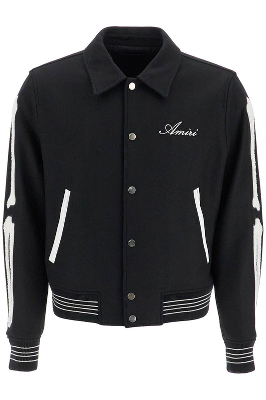 Amiri bones varsity jacket