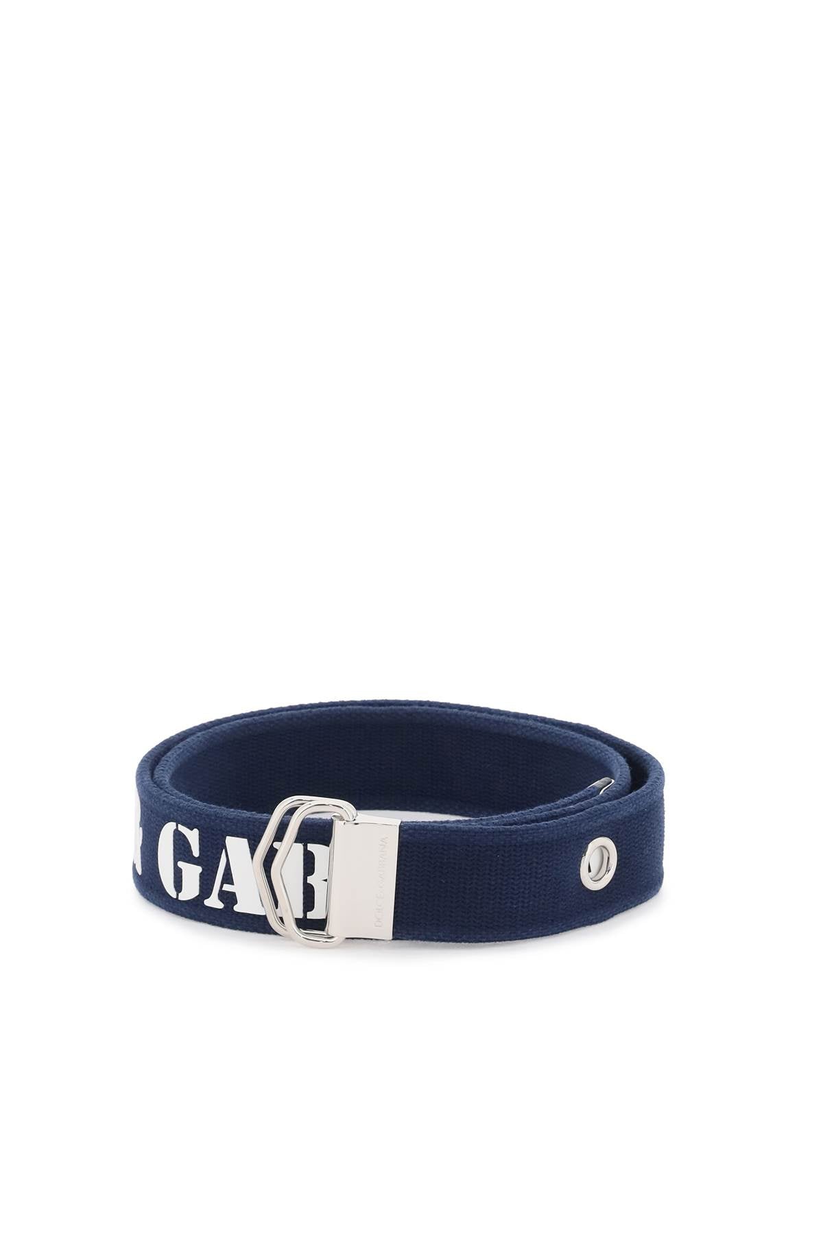 Dolce & Gabbana "logo tape belt in ribbon