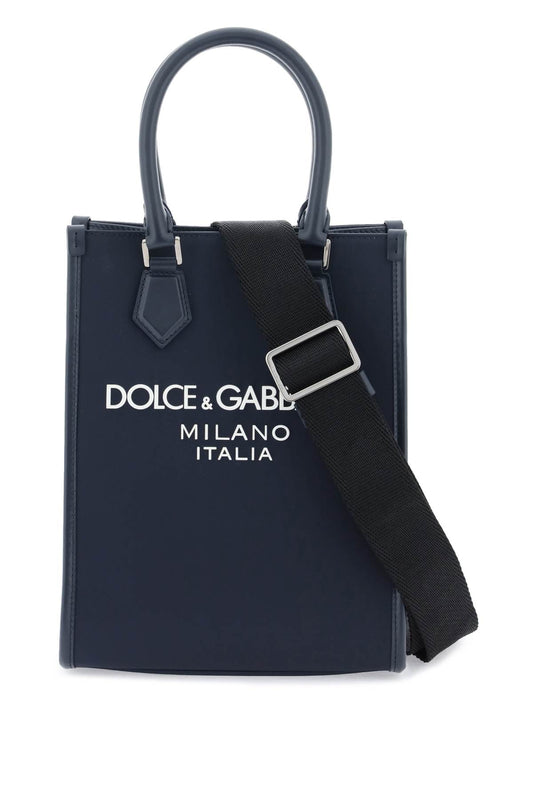 Dolce & Gabbana small nylon tote bag with logo