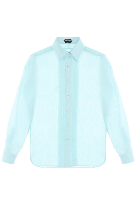 Tom Ford silk shirt with plastron