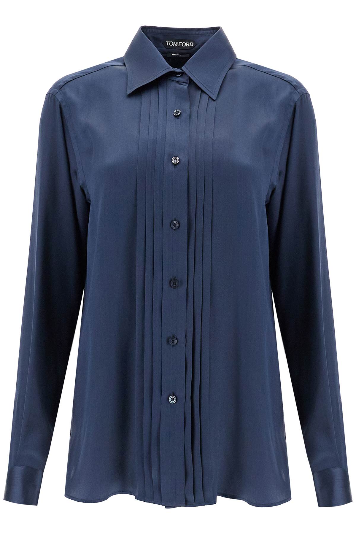 Tom Ford silk charmeuse blouse shirt