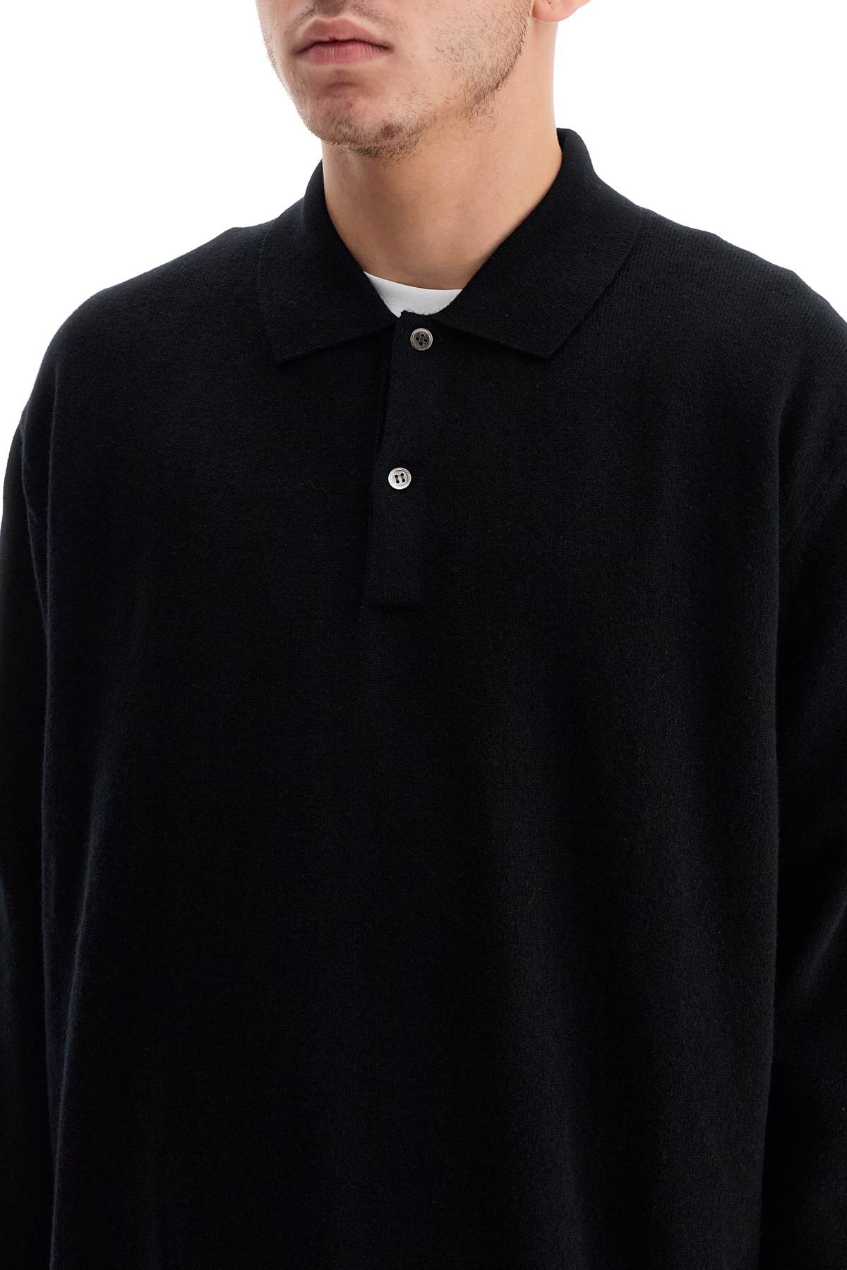 Comme Des Garcons Shirt woolen polo shirt