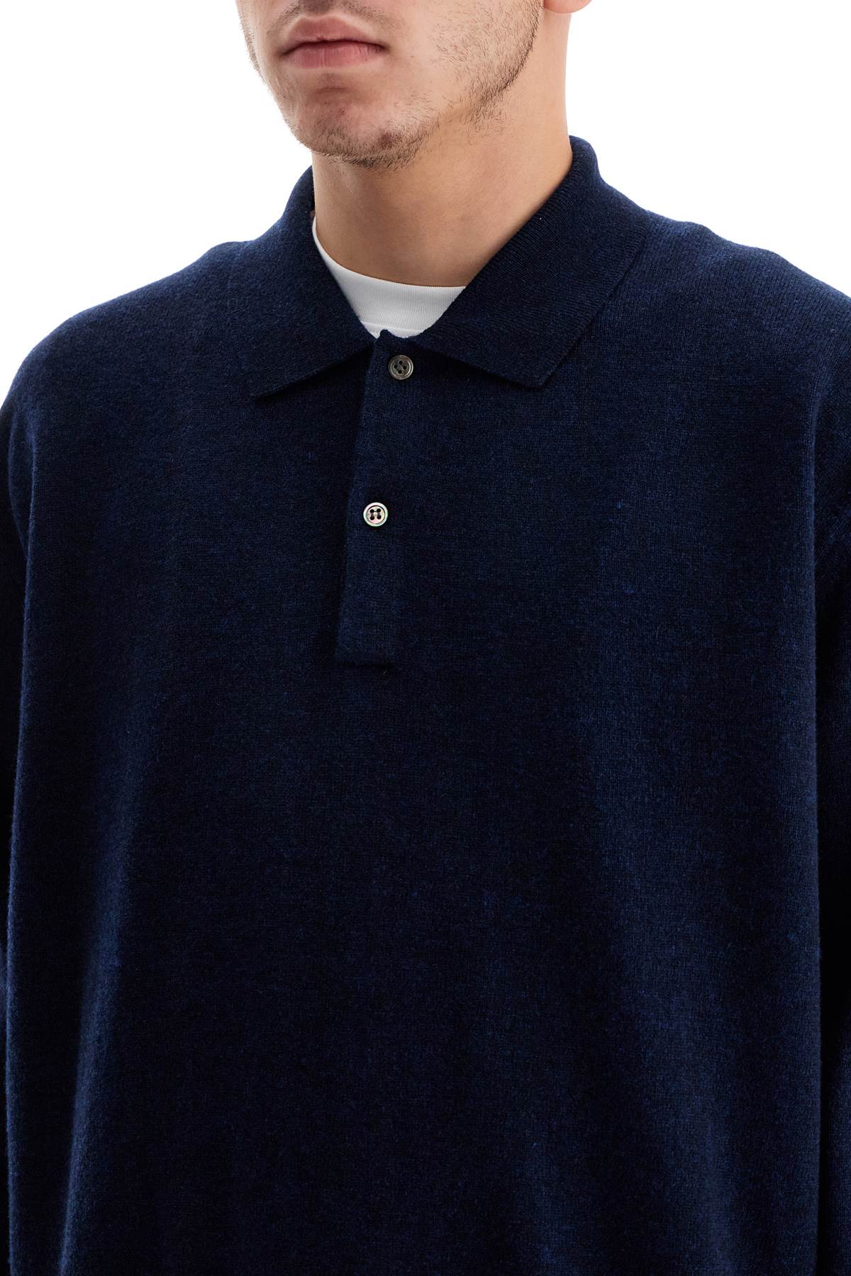 Comme Des Garcons Shirt woolen polo shirt