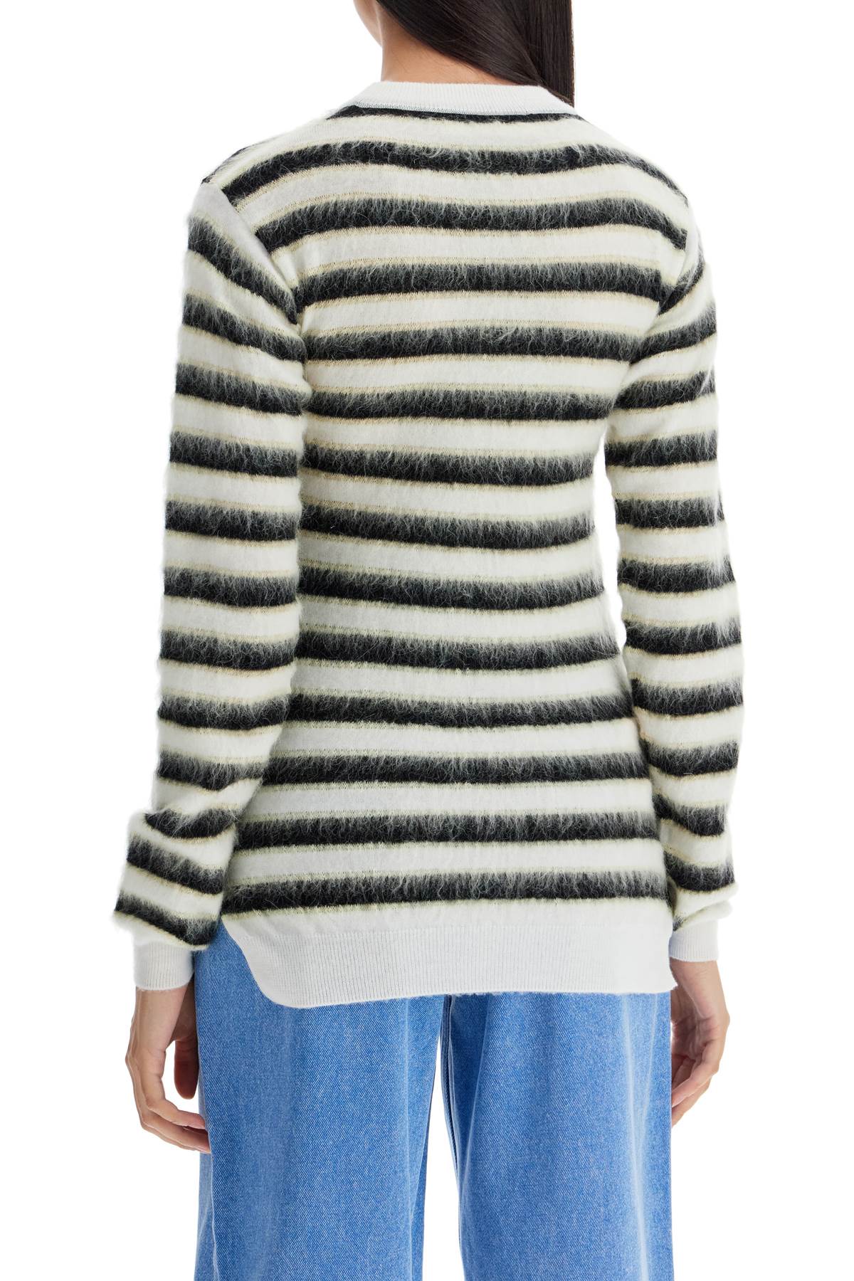 Marni striped crewneck pullover