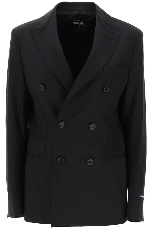 Homme Girls slim fit double-breasted blazer