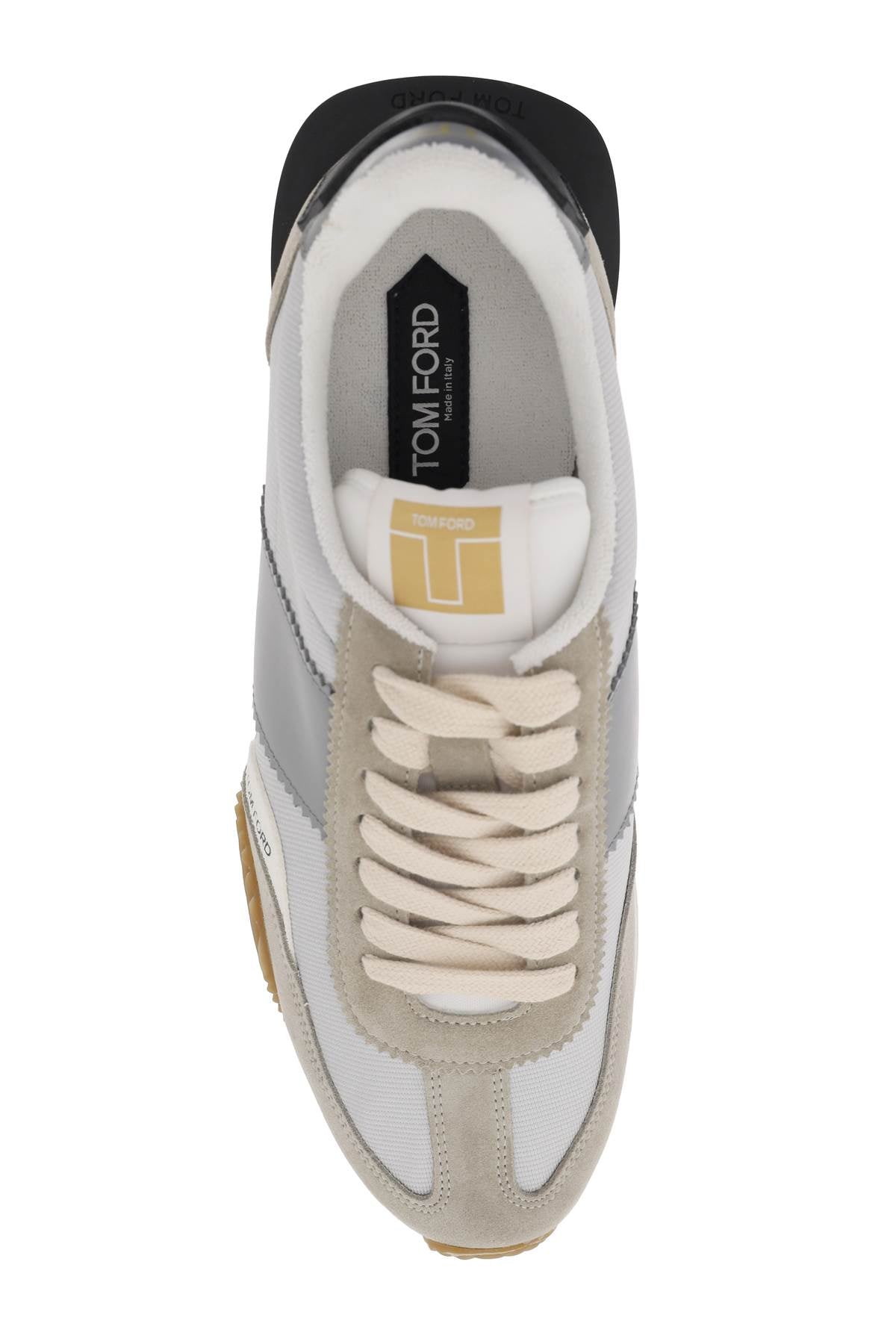 Tom Ford james sneakers in lycra and suede leather