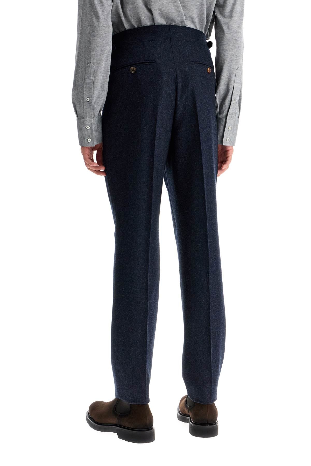 Brunello Cucinelli tailored fit flannel pants