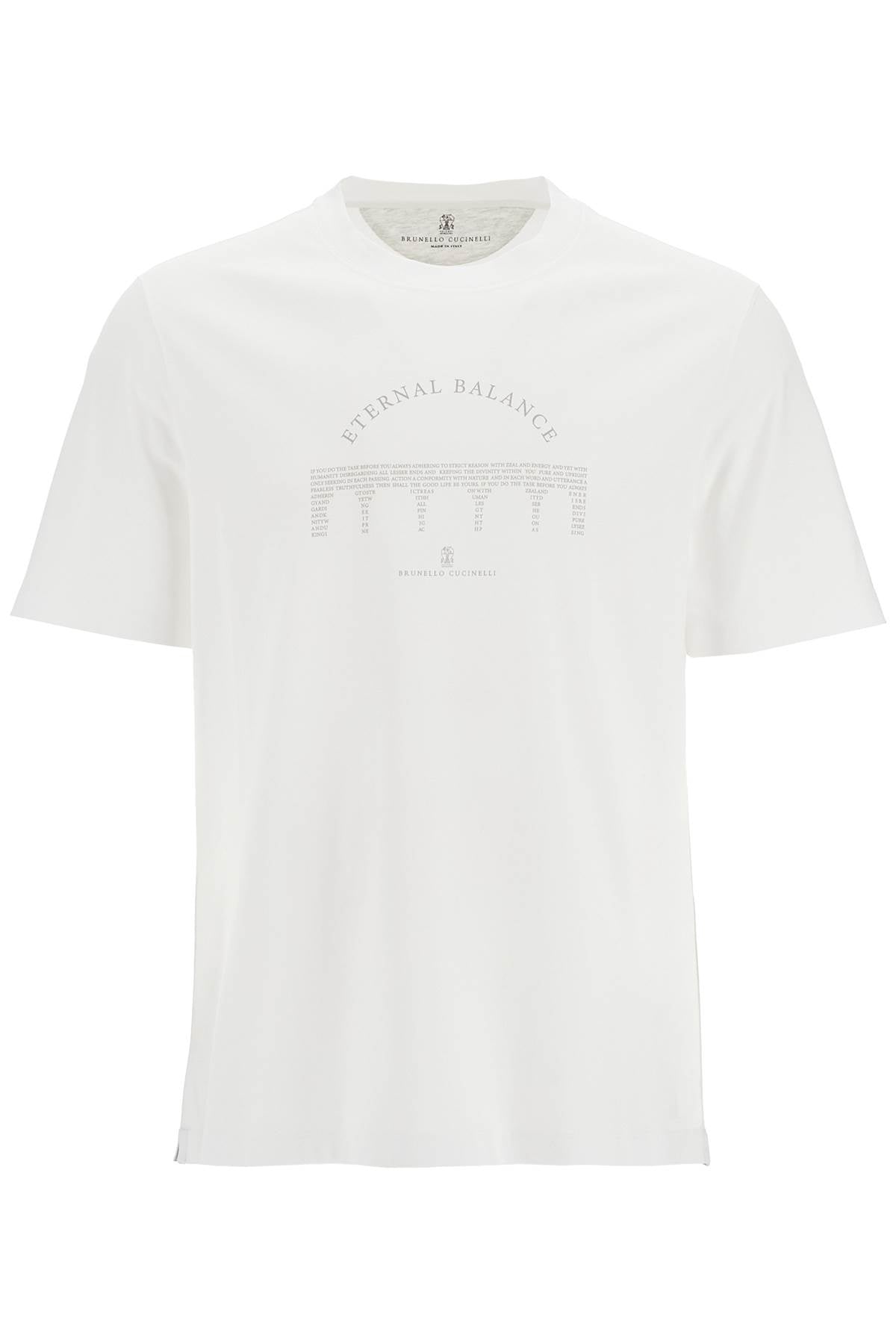 Brunello Cucinelli eternal balance printed t-shirt