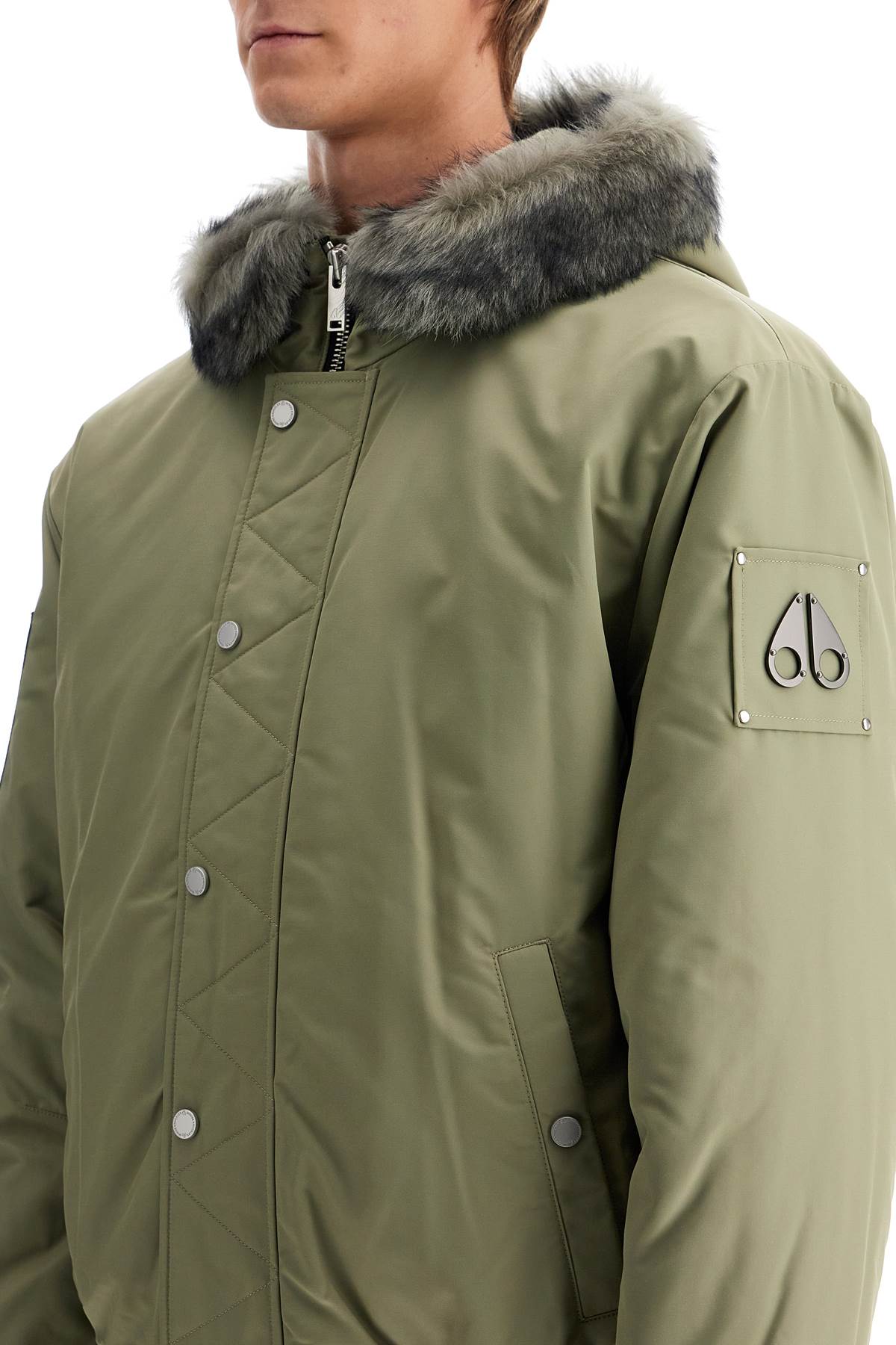 Moose Knuckles denali hooded bomber