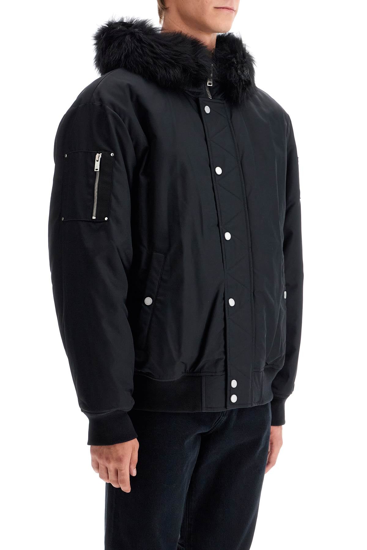 Moose Knuckles nylon denali bomber