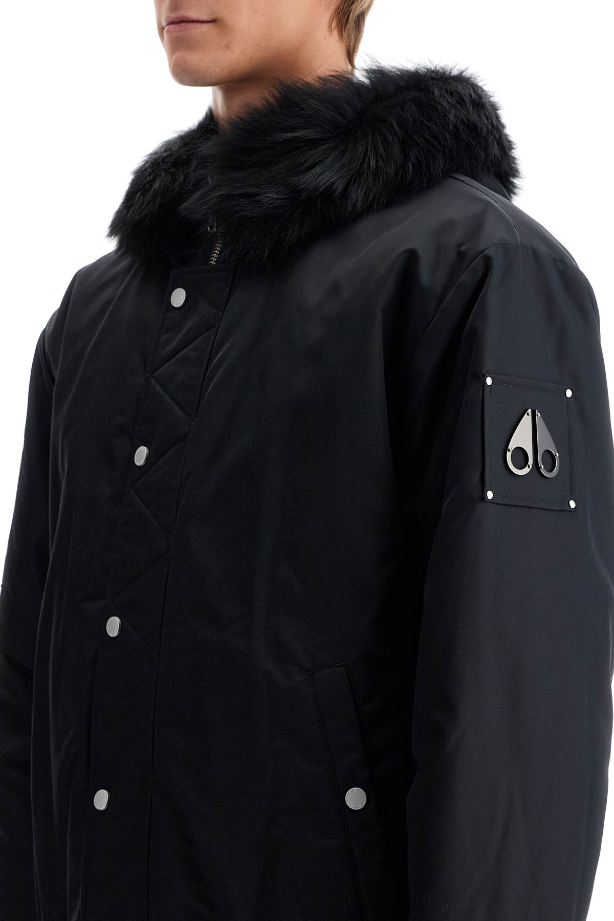 Moose Knuckles nylon denali bomber