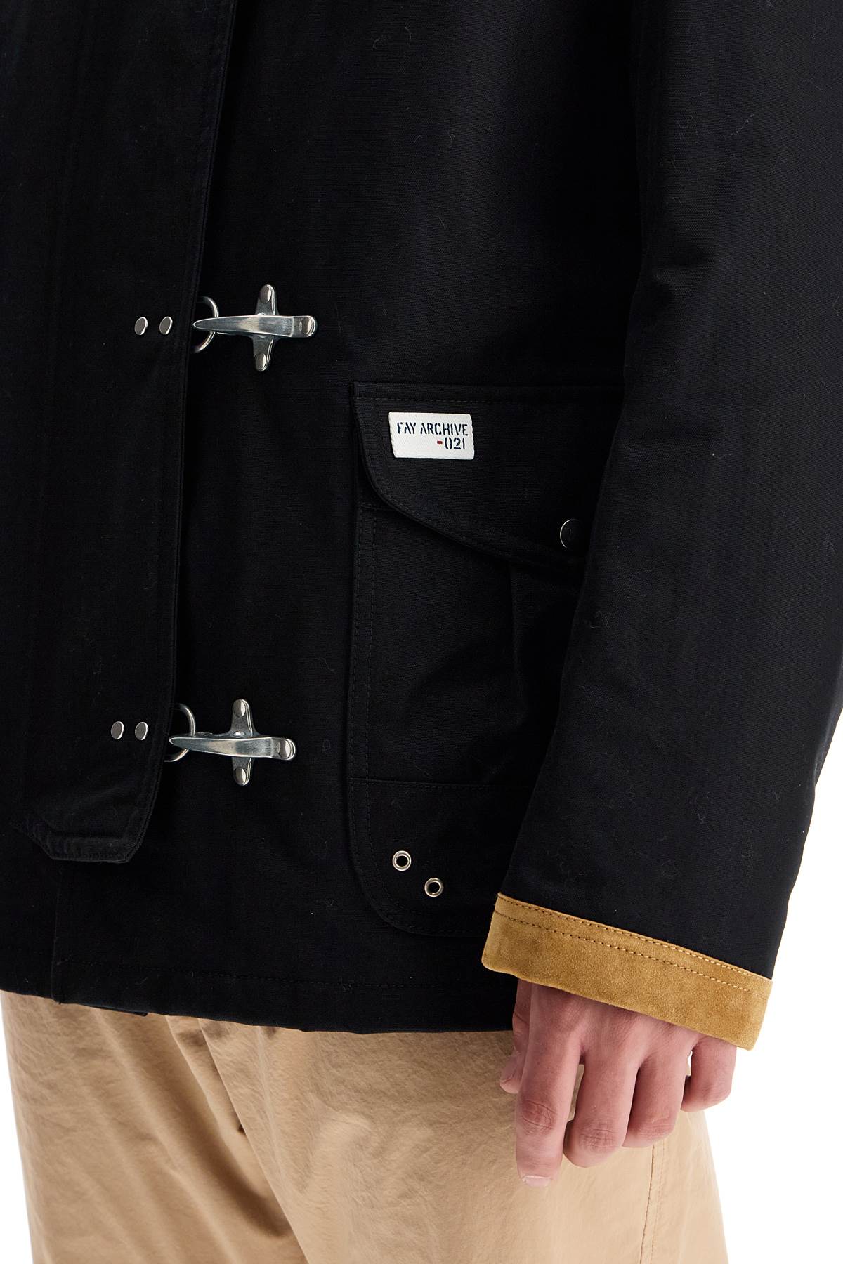 FAY ARCHIVE "4-hook canvas jacket with classic