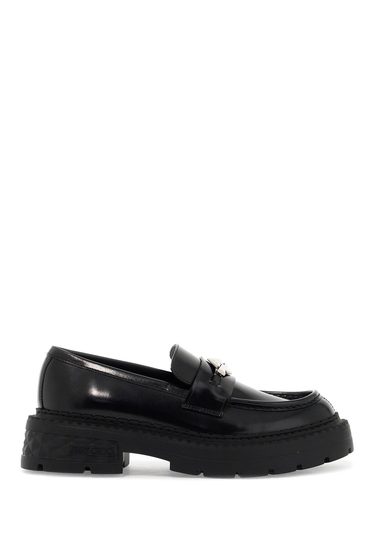 Jimmy Choo marlow leather loafers in