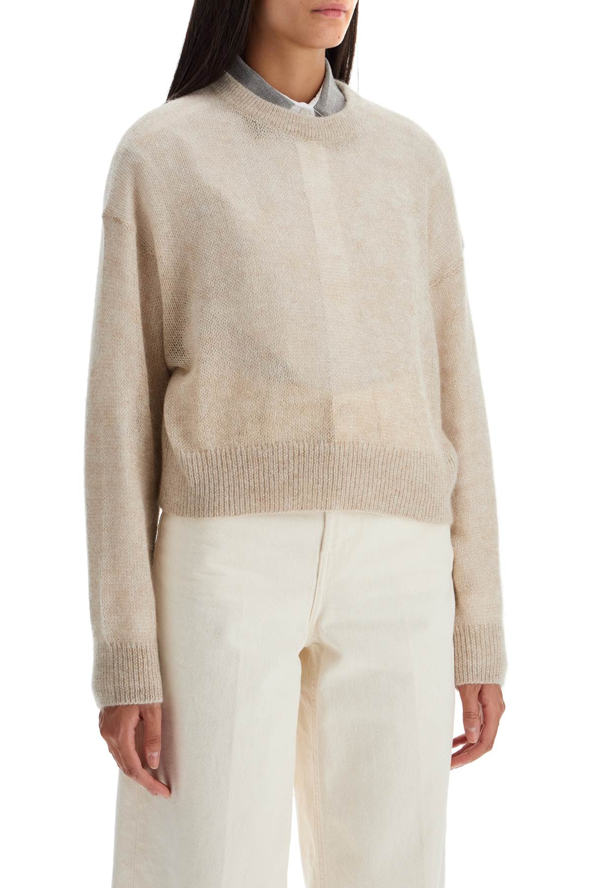 Brunello Cucinelli mohair blend pullover sweater