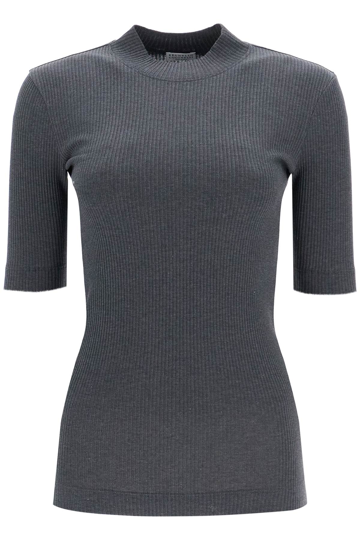 Brunello Cucinelli ribbed jersey t-shirt for a