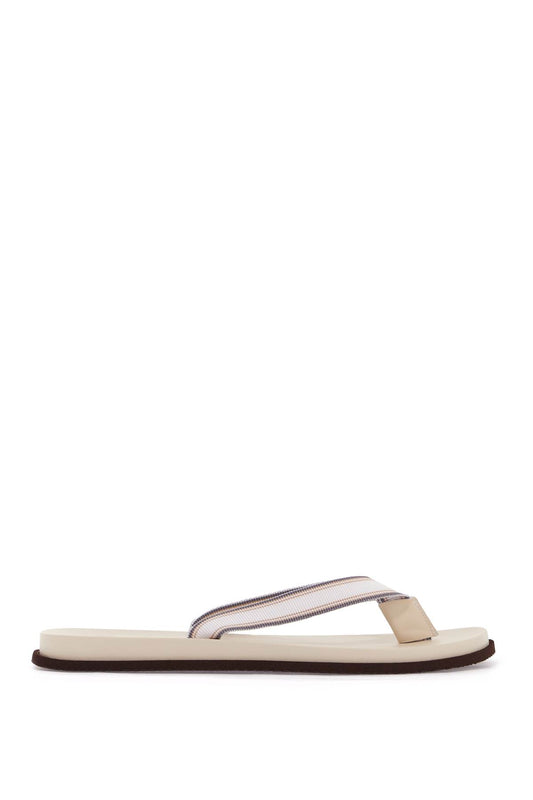 Brunello Cucinelli rubber flip-flop slides