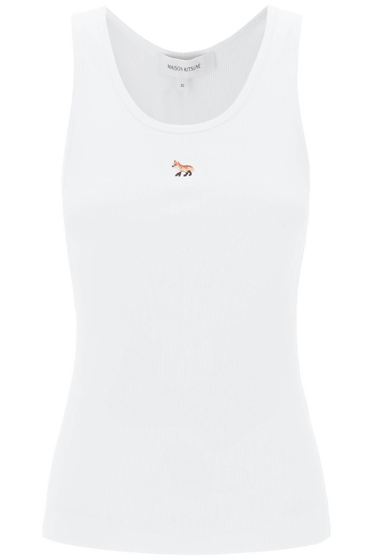 Maison Kitsune baby fox sleeveless top for