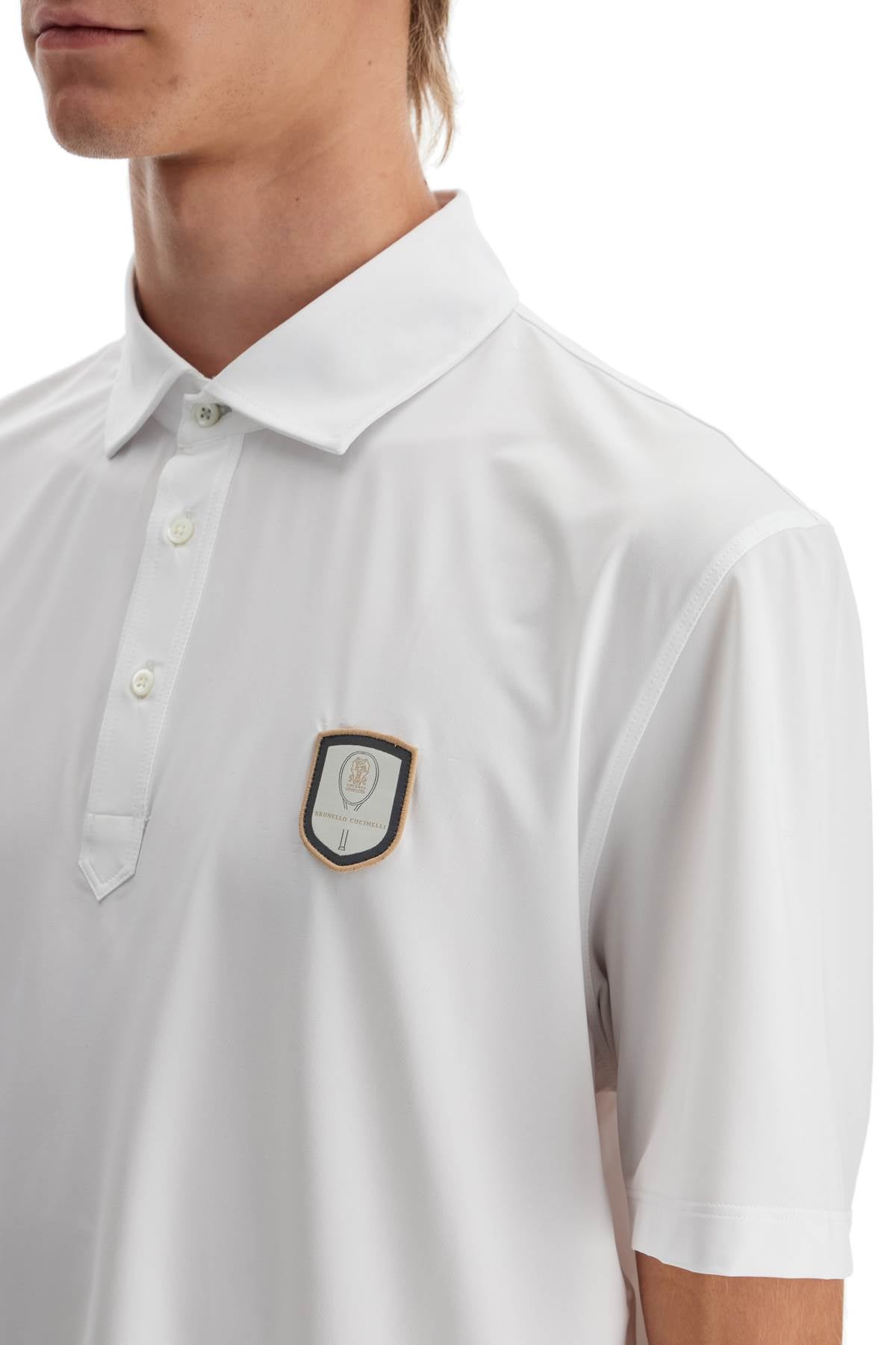 Brunello Cucinelli technical jersey polo shirt