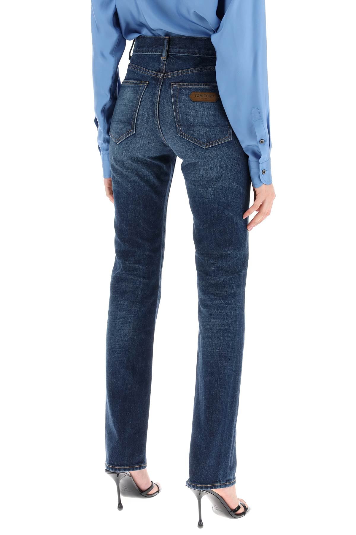 Tom Ford "jeans with stone wash treatment