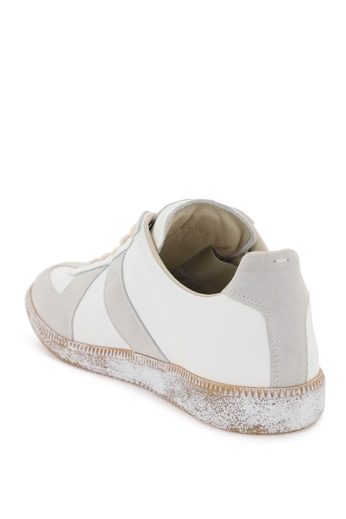 Maison Margiela vintage nappa and suede replica sneakers in