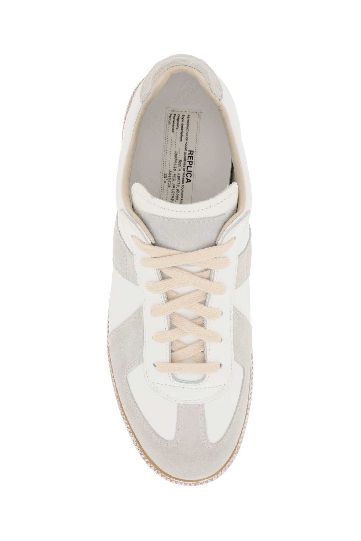 Maison Margiela vintage nappa and suede replica sneakers in