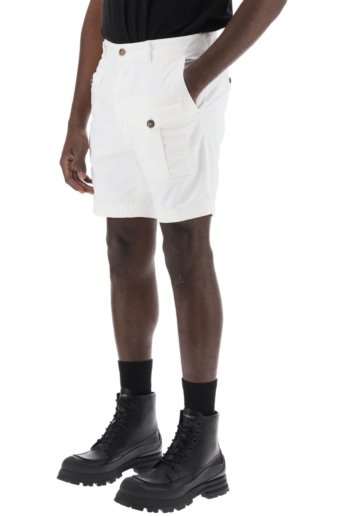 Dsquared2 sexy cargo bermuda shorts for