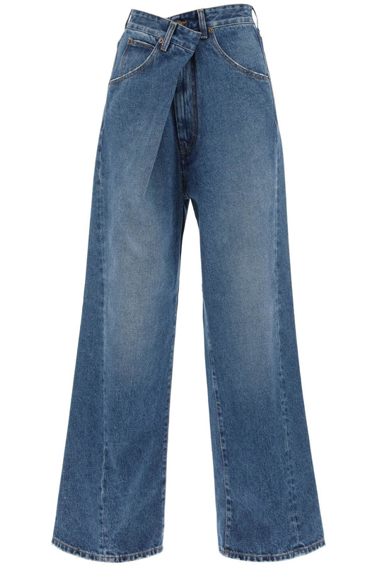 Darkpark 'ines' baggy jeans with folded waistband