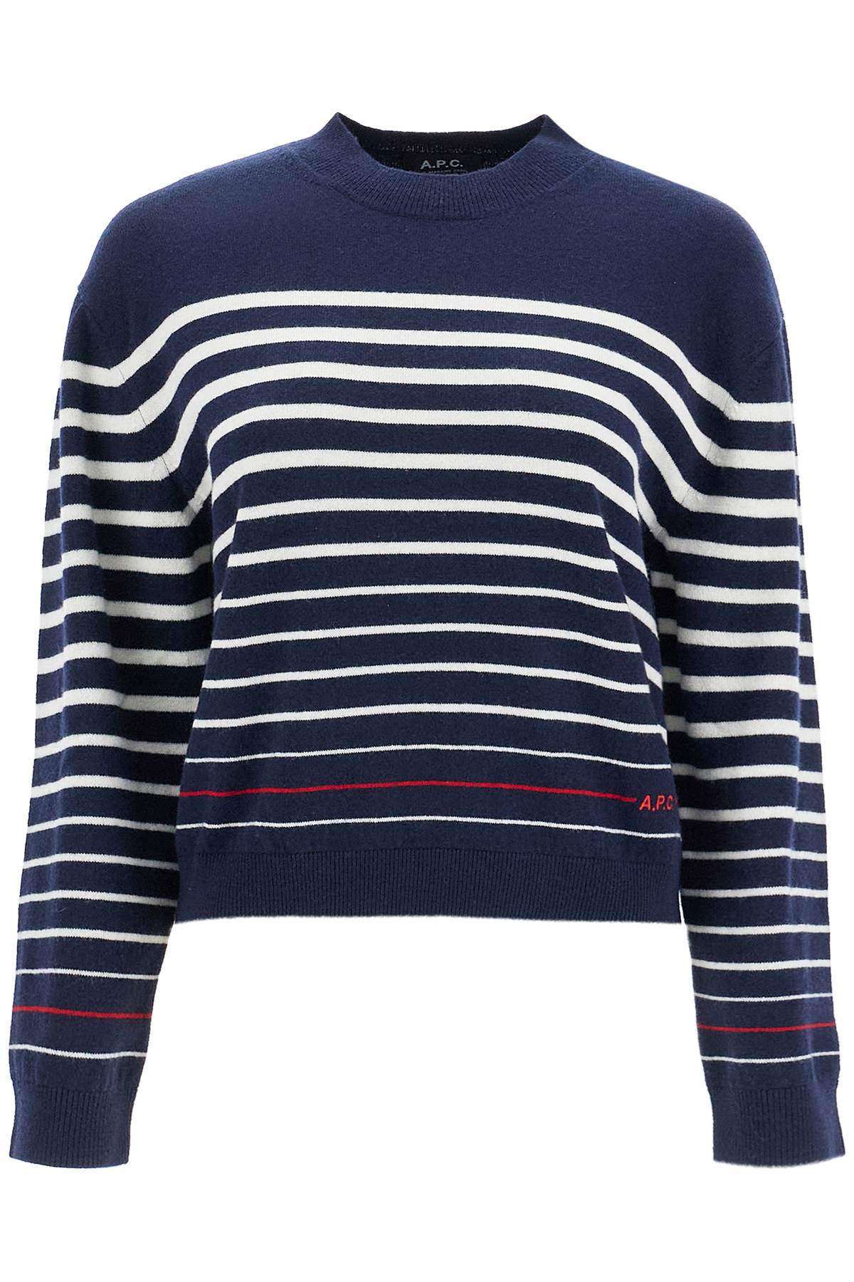 A.P.C. "striped wool billie pullover